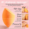 Real Techniques Beauty Makeup Blender Miracle Complexion and Makeup Power Sponge Set, For CC Cream Foundation, Orange & Pink, For Makeup Blending & Application, 2 Count Real Techniques