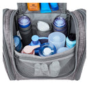 Hanging Travel Toiletry Bag Cosmetic Make up Organizer for Women and Men (Large, Orange Leopard) Narwey