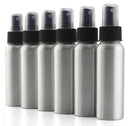 Cornucopia 2-Ounce Aluminum Fine Mist Spray Bottles (6-Pack); Empty Mini Metal Atomizer Bottles, 2.75oz Travel / Purse / Sample Size Cornucopia Brands