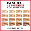 L'Oreal Paris Infallible Fresh Wear Foundation in a Powder, Up to 24H Wear, Pearl, 0.31 oz. L'Oreal Paris Store