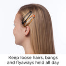 Goody Snap Hair Clips, Big Oval Epoxy, 4-count "Assorted Colors" GOODY