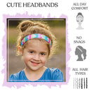 FROG SAC 6 PCS Unicorn Headbands for Girls, Adjustable Non Slip Grosgrain Unicorns Head Band Hair Accessories for Kids, Cute Elastic No Slip Fashion Headband for Little Girl Birthday Party Favors FROG SAC Store