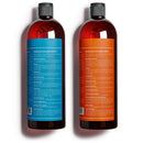 Cove Castile Soap Unscented & Citrus - 2x 1 Liter / 33.8 oz Bundle - Organic Argan, Jojoba, and Hemp Oils Cove