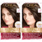 L'Oreal Paris Excellence Creme Permanent Hair Color, 4 Dark Brown, 100 percent Gray Coverage Hair Dye, Pack of 2 L'Oreal Paris