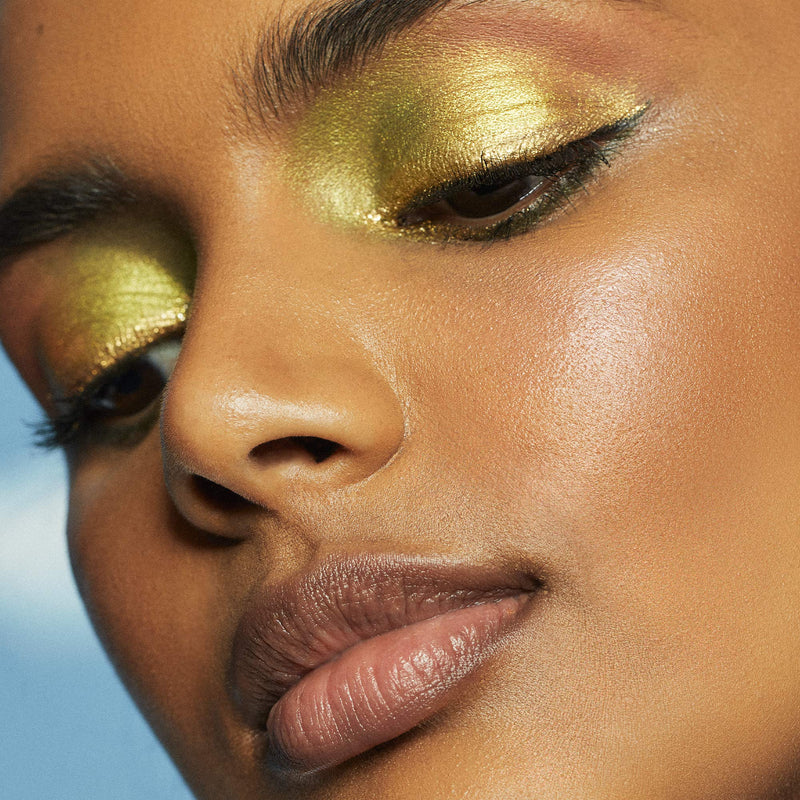 e.l.f., Liquid Glitter Eyeshadow, Long Lasting, Quick-Drying, Opaque, Gel-Based Formula, Creates High-Impact, Multi-Dimensional Eye Looks, 24K Gold, 0.10 Fl Oz e.l.f.