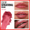 Maybelline Color Sensational Lipstick, Lip Makeup, Cream Finish, Hydrating Lipstick, Nude, Pink, Red, Plum Lip Color, Pink Wink, 0.15 oz; (Packaging May Vary) Maybelline New York