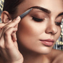By MILLY Pointed Tweezers - Hammer Forged 100% German Steel, Point-Tip Precision Tweezers for Ingrown Hair, Eyebrows, Facial Hair, Splinters, Glass Removal - Perfectly Aligned, Hand-Filed - Silver By MILLY