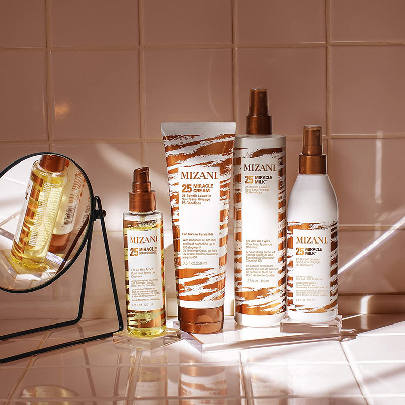 MIZANI 25 Miracle Leave-In Cream | Adds Lightweight Moisture & Touchable Softness | with Coconut Oil | for Curly Hair martinandmark.com