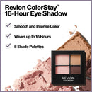 Revlon ColorStay 16 Hour Eyeshadow Quad with Dual-Ended Applicator Brush, Longwear, Intense Color Smooth Eye Makeup for Day & Night, Passionate (528), 0.16 oz REVLON Store