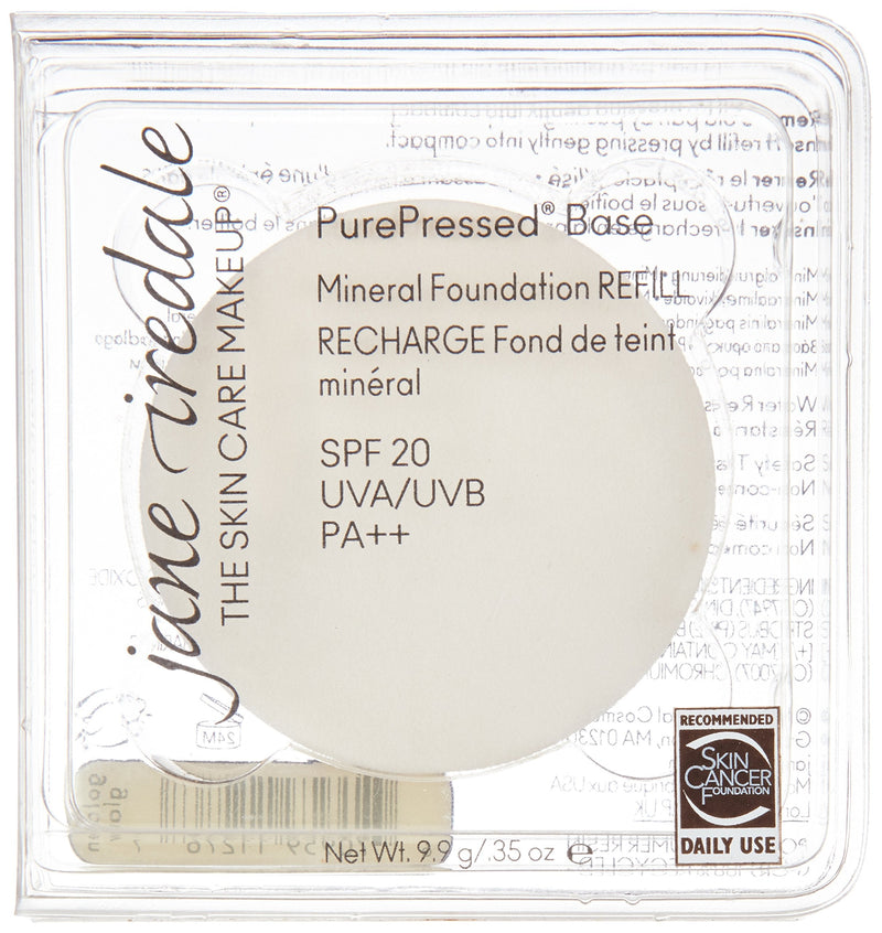 Jane Iredale Purepressed Base Mineral Powder Refill, Golden Glow, .35 Ounce jane iredale