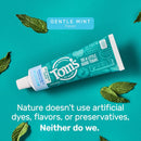 Tom's of Maine Rapid Relief Plus Sensitive Teeth Toothpaste, Fluoride Free, Gentle Mint, 4.5 Oz, 3 Pack, Clinically Proven Enamel Safe, Builds Arginine and Calcium Shield Around Teeth Infinity Warehouse