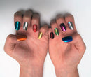 Minx Nails Ron Burgundy Chrome, Burgundy Chrome, Nail Wrap Minx Nails