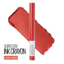 Maybelline SuperStay Ink Crayon Matte Longwear Lipstick With Built-in Sharpener, Laugh Louder, 0.04 Ounce Maybelline New York