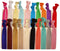 Hair Ties Ponytail Holders - 20 Pack"Solid Assortment" No Crease Ouchless Elastic Styling Accessories Pony Tail Holder Ribbon Bands - By Kenz Laurenz Kenz Laurenz Store