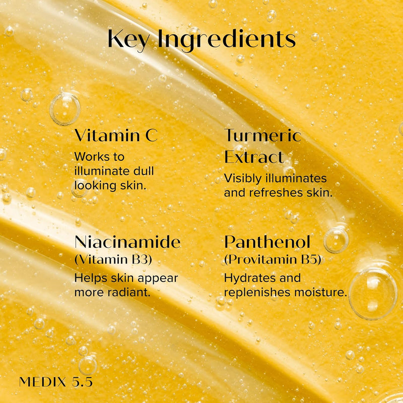 MEDIX Vitamin C Body Wash + Retinol Body Lotion Crepey Skin Moisturizer 2PC Set | Anti Aging Retinol Body Cream + Gel Body Cleanser Skincare Set For Women, Men, & Firmer Looking Skin, 2PC Infinity Warehouse