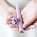 Best Crystal Glass Nail File – Perfect for Women & Girls - Long Lasting Double Sided Tempered Glass – Professional Salon Manicure/Pedicure Filing Tool for Natural Nails - with Case - Pastel lilac 2mm Malva Belle