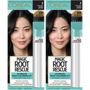 L'Oreal Paris Magic Root Rescue 10 Minute Root Hair Coloring Kit, Permanent Hair Color with Quick Precision Applicator, 100% Gray Coverage, 2 Black, 2 count L'Oreal Paris