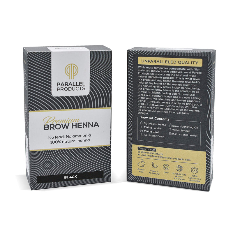 Parallel Products Eyebrow Henna Kit - Henna For Brow Tinting (Dark Brown) PARALLEL PRODUCTS