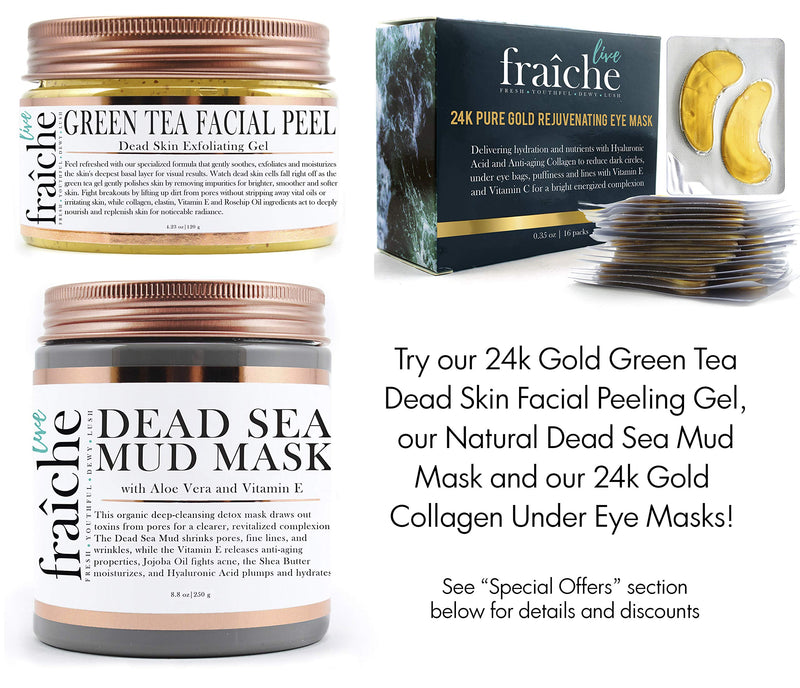 USDA Organic Castor Oil for Eyelashes and Eyebrows - All Natural Cold Pressed Castor Oil Eyelash Growth Serum with Mascara Tube - Caster Oil Eyebrow Growth Serum Eyelash Conditioner Lash Boost Serum Live Fraiche