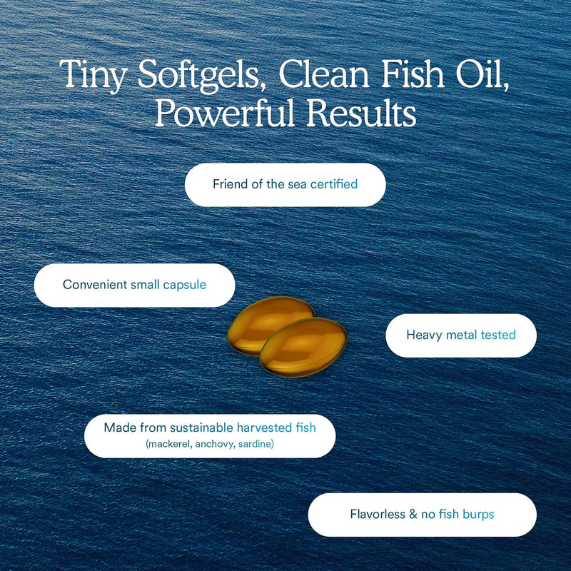 MitoQ Advanced EPA Omega-3 – High-Purity 800mg EPA Fish Oil Supplement | with Vitamin K2, D3, E | Cardiovascular, Brain, Cellular Support | No Fishy Aftertaste | 60 Softgels Infinity Warehouse