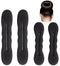 Styla Hair Black Magic Hair Bun Maker 4 Pack (2 Small, 2 Large) Foam Sponge Buns Shaper Accessories Strong Flexible Reusable Bun Twister for Updo’s, Ballet Buns, French Twist, Waves & more! Styla Hair