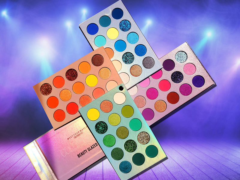 Color Board Eyeshadow Palette Eyes Shadow 60 Color Makeup Palette Highlighters Eye Make Up High Pigmented Professional Eye Shadow Mattes and Shimmers Long Lasting Blendable Waterproof MYUANGO