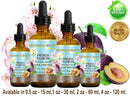 PLUM OIL French. 100% Pure/Natural/Virgin/Unrefined/Undiluted Cold Pressed Carrier Oil. For Face, Hair and Body. (0.5 Fl.oz - 15 ml.) Botanical Beauty