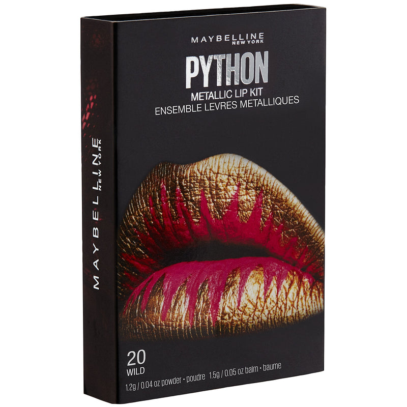 Maybelline New York Lip Studio Python Metallic Lip Makeup Kit, Wild, 0.09 oz. Maybelline New York