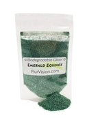 Emerald Equinox Biodegradable Glitter 1/2 Ounce - Made from Plant Cellulose, Earth Friendly. Perfect for Body, Cosmetics, Crafts, DIY Projects. Can be Mixed with Lotions, Gels, Oils, Face Paint Alternative Imagination