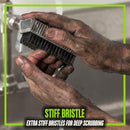 Grip Clean | Hand Cleaner for Auto Mechanics - Heavy Duty Pumice Soap, All Natural & Dirt Infused w/Stiff Bristle Fingernail Scrub Brush for Men & Mechanics Grip Clean