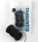 Konjac Body Sponge, Bamboo Charcoal Natural Bath Loofah with String for Cleansing and Exfoliating Sensitive Skin, Vegan, Gentle Puff Sponges, Pouf Alternate to Exfoliate and Cleanse for Men and Women Beauty by Earth