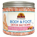 Okay Himalayan Pink Salt Foot Soak With & Tea Tree Oil, lavender, 20 Ounce Okay