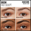 Maybelline Brow Fast Sculpt, Shapes Eyebrows, Eyebrow Mascara Makeup, Clear, 0.09 Fl. Oz. Maybelline New York