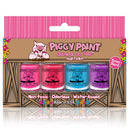Piggy Paint 100% Non-toxic Girls Nail Polish, Safe, Chemical Free, Low Odor for Kids - 4 Bottle Gift Box Piggy Paint Natural as Mud