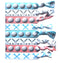 Golf Gift, 8 piece Hair Elastic Set - Accessories for Women, Players, Girls, High School Teams, Coaches, Leagues, Opponents, Partners, Tournaments -MADE IN THE USA Sportigift