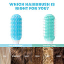 FridaBaby Thick or Curly Hair Detangling Kids Brush by Fridababy, Detangles Knots Without Tears or Breakage, Comb Teeth and Bristle Design FridaBaby Store