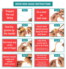 PMU The ORIGINAL Eyebrow Mapper with Strings - Permanent Makeup Microblading Tattoo Stencil - Brow Drawing Guide -Professional Mapper Bow - String Mapping for Perfect Shaped Brows PMU PRODUCTS Store