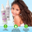 TotLogic Kids Detangler Spray and Leave In Conditioner - Naturally Scented with Essential Oils - Lavender, 8 oz TotLogic