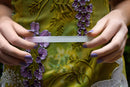 GERMANIKURE Czech Crystal Glass Nail File in Suede Leather Case - More Glitter Less Bitter - Professional Manicure & Pedicure Products for Smooth Easy Shaping of Natural Nails GERmanikure
