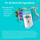 hello Deodorant With Shea Butter for Women + Men, 24 Hour Odor Protection - Sweet Coconut, Fresh Citrus, and Clean + Fresh, No Aluminum, + No Baking Soda, Vegan & Parabens Free, 2.6oz, 3 count hello