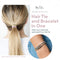 By Lilla Shaker Elastic Hair Ties and Bracelets | Set of Two Hair Tie-Bracelets | Hair Accessories for Women | No Crease Hair Ties & Women’s Bracelets (Black/Starfish/Silver) By Lilla