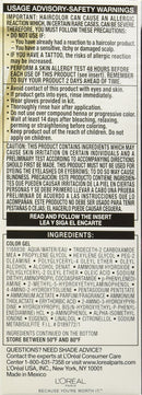 L'Oreal Paris Superior Preference Fade-Defying + Shine Permanent Hair Color, 3DB Deep Burgundy, Pack of 1, Hair Dye L'Oreal Paris