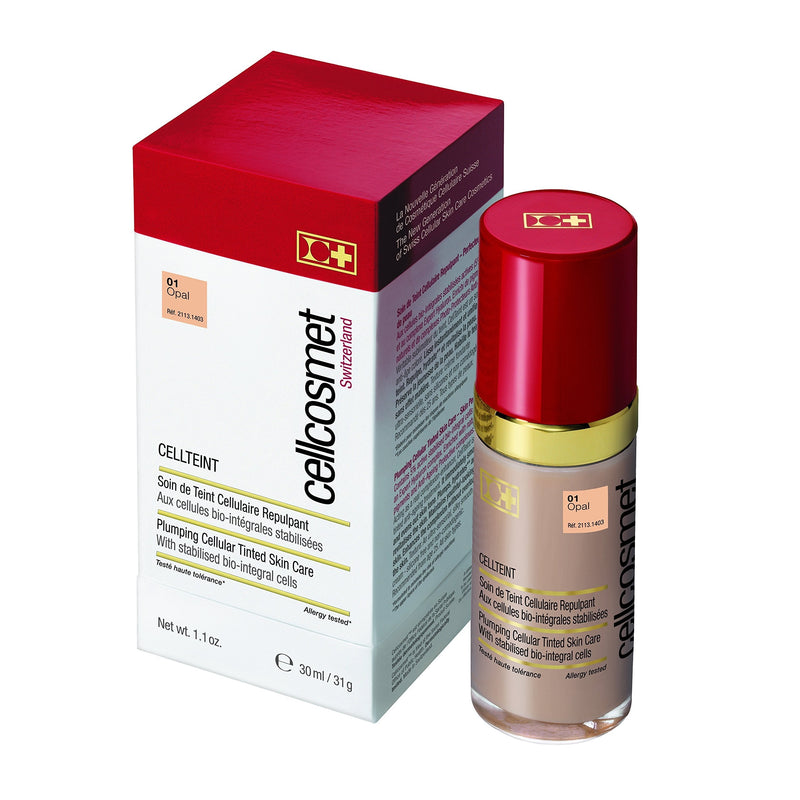Cellcosmet & Cellmen Cellteint Plumping Cellular Tinted Skincare, No.03 Warm Beige, 1.1 Ounce Cellcosmet