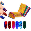 Beaute Galleria 50 Pieces Nail Foil Transfer Stickers, Laser Galaxy Starry Sky Nail Art Decorations… BEAUTÉ GALLERIA
