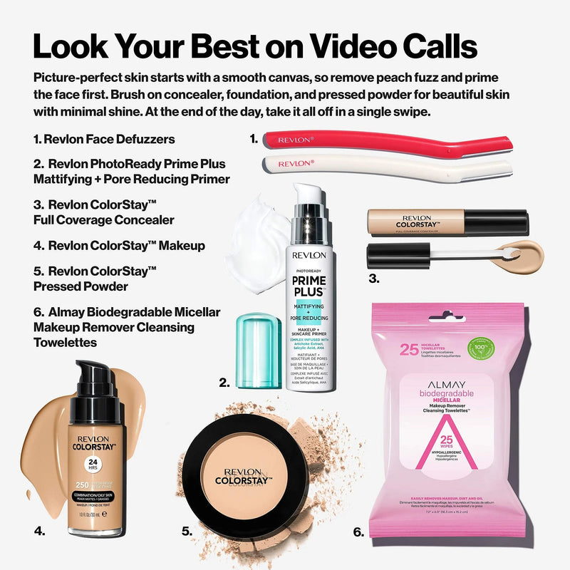 Revlon ColorStay Liquid Foundation Makeup for Combination/Oily Skin SPF 15, Longwear Medium-Full Coverage with Matte Finish, Natural Ochre (175), 1.0 oz REVLON