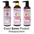 PURA D'OR Apple Cider Vinegar Thin2Thick Set (2 x 16oz) ACV Shampoo & Conditioner, Clarifying, Detox Biotin, Keratin, Caffeine, Castor Oil, All Hair Type, Men/Women (Packaging may vary), Red, (84059) PURA D'OR