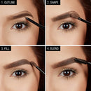 Maybelline TattooStudio Waterproof Eyebrow Gel Makeup, Medium Brown, 0.23 Fl Oz (Pack of 1) Maybelline New York
