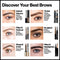 REVLON ColorStay Brow Fiber Filler, Longwearing & Volumizing Waterproof Eyebrow Gel, 306 Clear, 0.23 fl. oz. REVLON