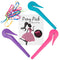 THE PONY PICK By Lolly - Hair Elastic Rubber Bands Cutter - Elastic Hair Band Remover - Pain Free - Easy Removal - 3 Pack of Pink Pony Picks & 50 Clear Elastics, Easy Grip Tools & Accessories The Pony Pick