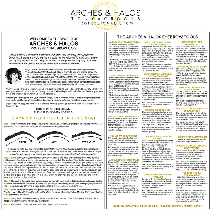 Arches & Halos Luxury Brow Building Pomade in Espresso, 0.1 oz Arches & Halos